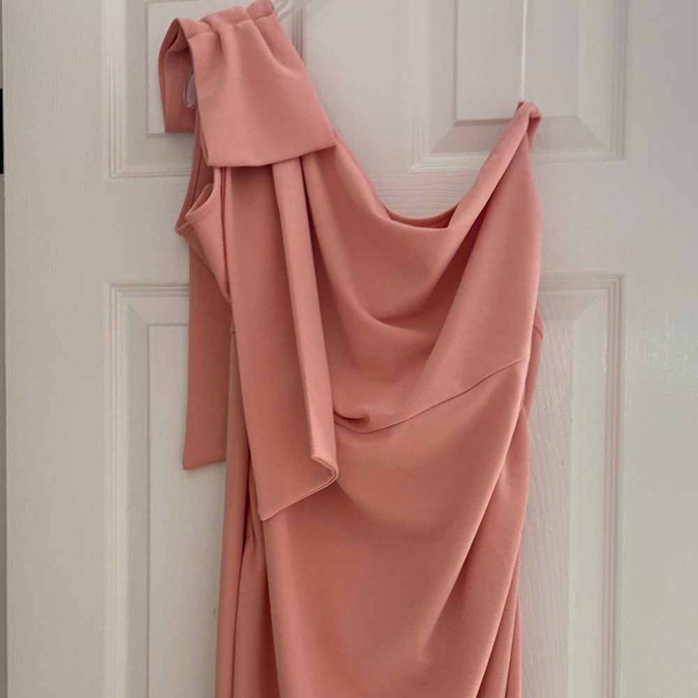 Pink formal evening dress
